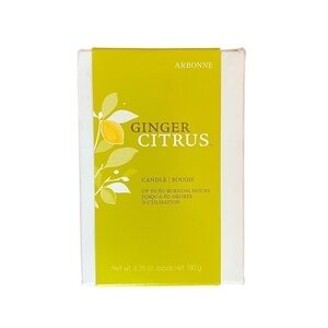 Arbonne Single Wick Ginger Citrus Candle NIB Rare